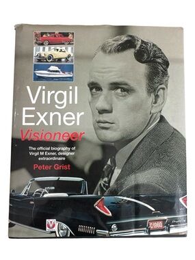 Virgil Exner Visioneer Hardcover Book Peter Grist Automotive Design Chrysler Car